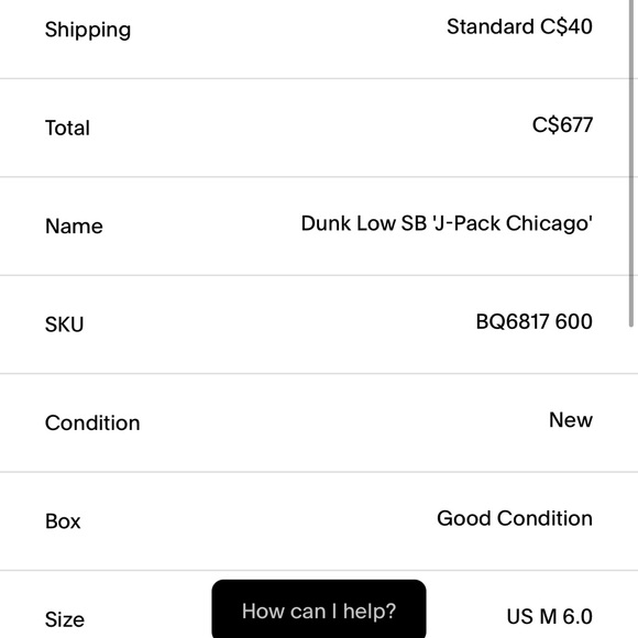 Nike Dunk Low SB J-Pack Chicago - Picture 6 of 6